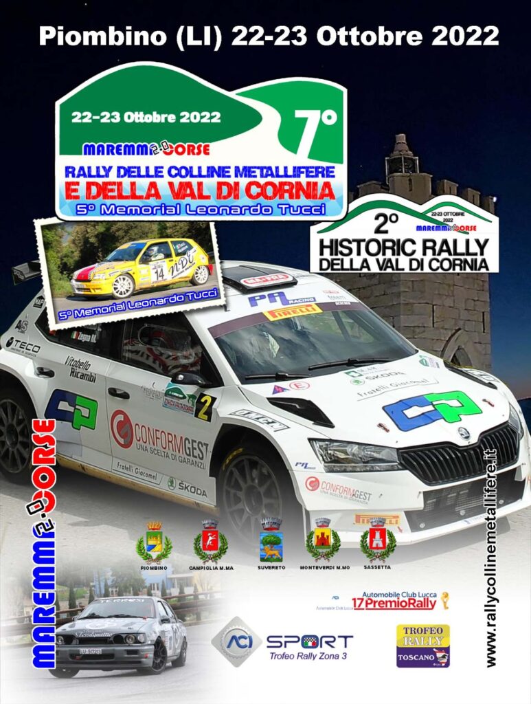 Locandina colline rally 2022